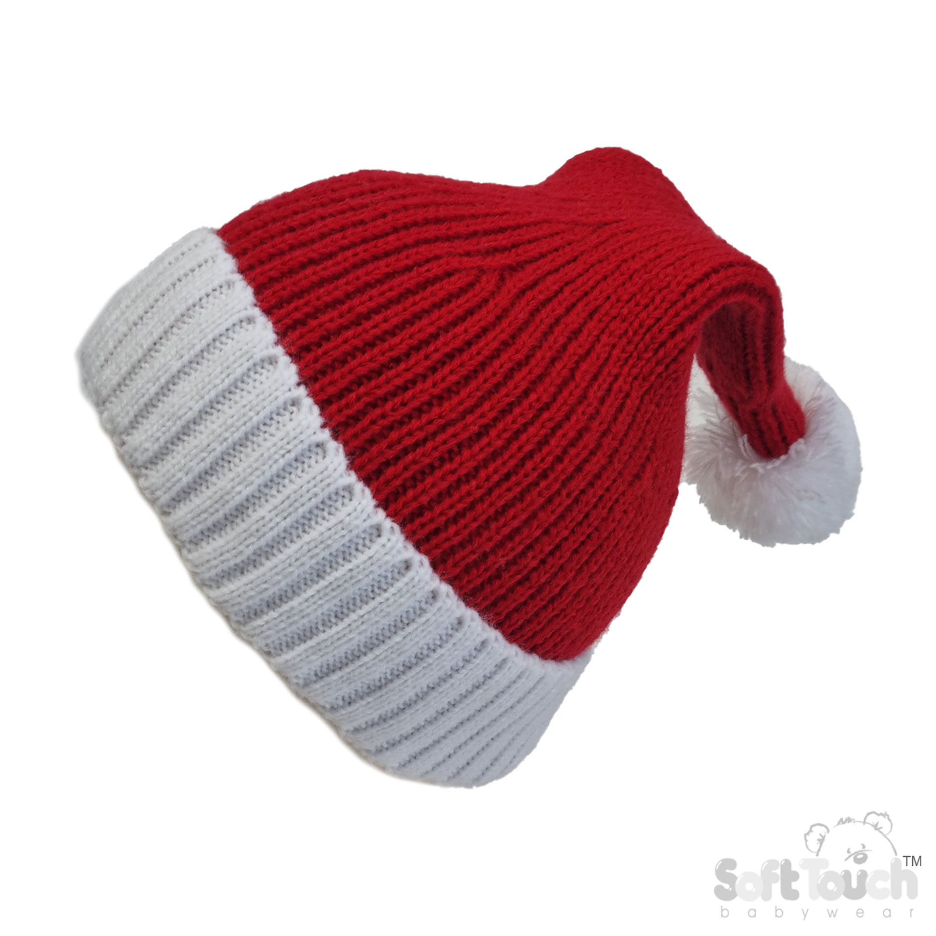 Acrylic 'Santa' Hat w/Pom Pom : H692-X